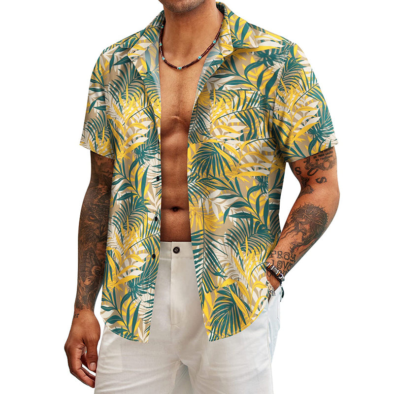 WARHORSE men's Shirts casual printed shirt custom shirt hawaiian shirt men