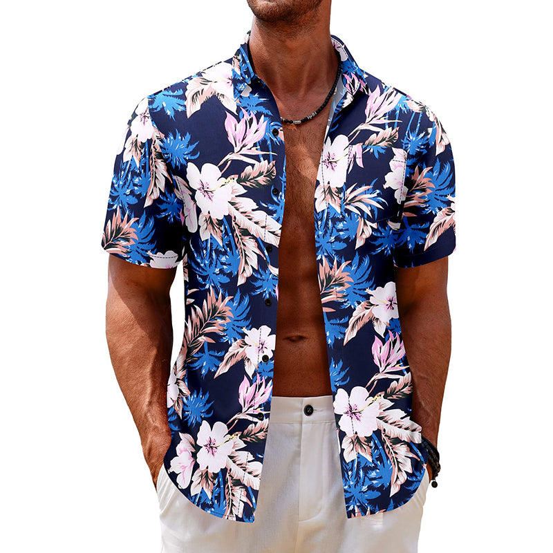 WARHORSE men's Shirts casual printed shirt custom shirt hawaiian shirt men