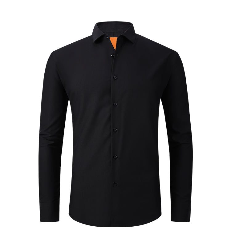 OEM/ODM camisas para hombres Men's Factory Wholesale High Quality Long Sleeve Shirts Plain Solid Casual Business Dress Shirts