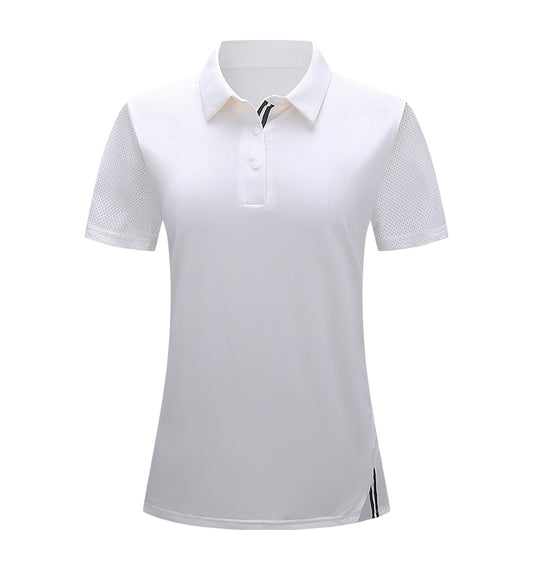 Warhorse Apparel Women's Golf Sports Polo Shirt White European and American Women's Clothing Wholesale Customization