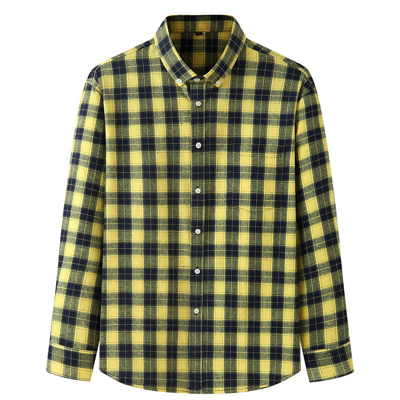 WARHORSE Men's Shirts casual plaid shirt custom shirt best quality flannel shirts