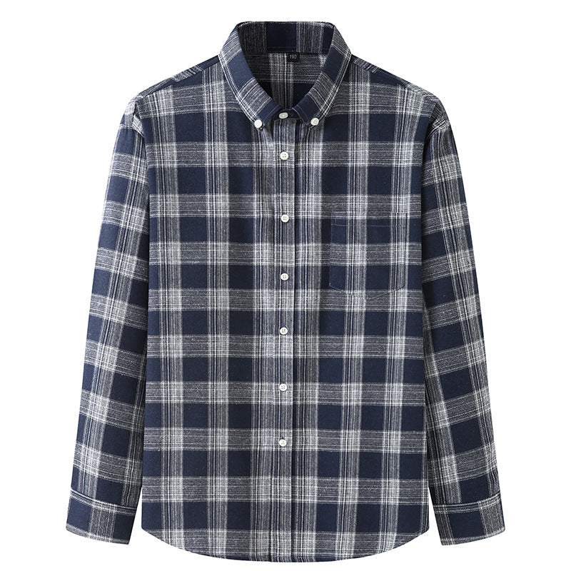 WARHORSE Men's Shirts casual plaid shirt custom shirt best quality flannel shirts