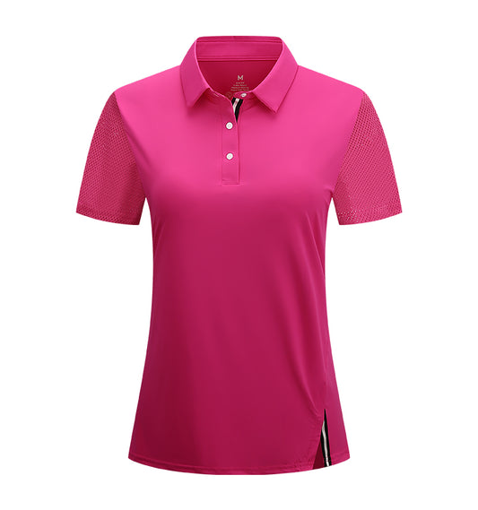 OEM/ODM polo de mujer Spring and summer short-sleeved women's breathable fashion sports style women's polo shirt golf wear