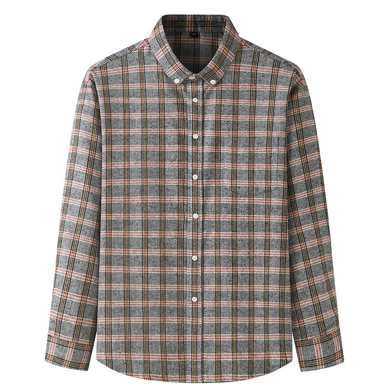 WARHORSE Men's Shirts casual plaid shirt custom shirt best quality flannel shirts