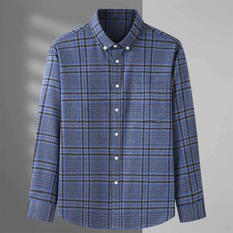 WARHORSE Men's Shirts casual plaid shirt custom shirt best quality flannel shirts