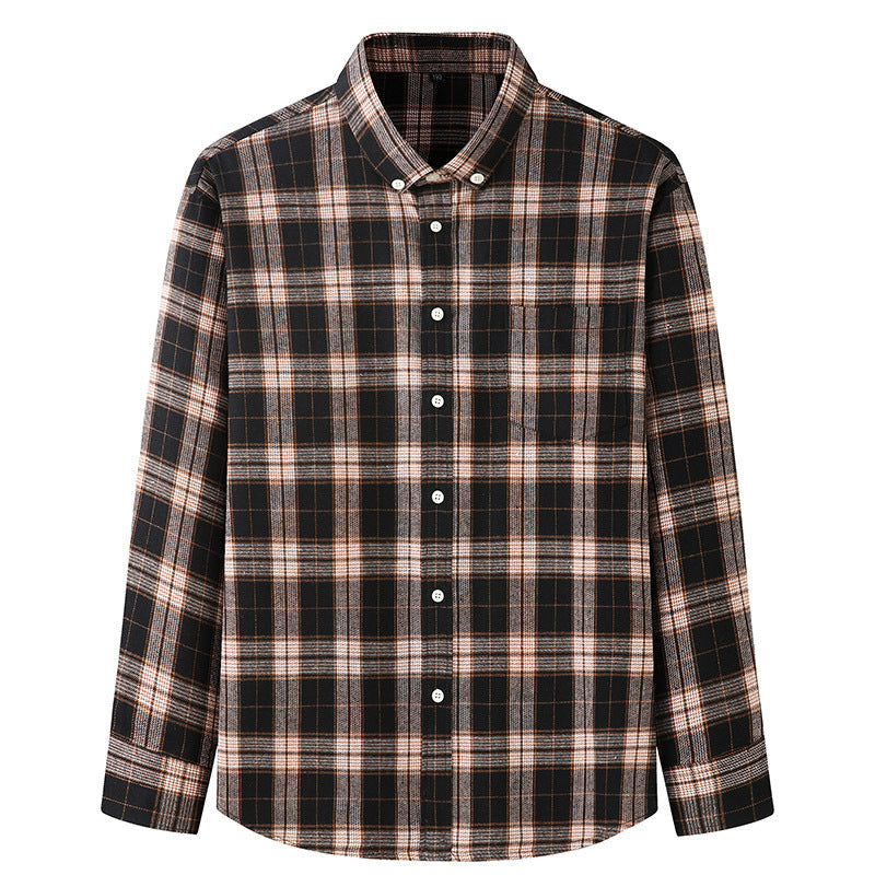 WARHORSE Men's Shirts casual plaid shirt custom shirt best quality flannel shirts