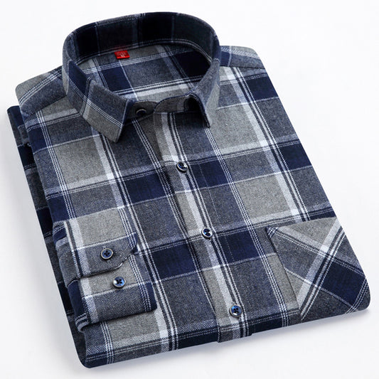 WARHORSE Men's Shirts casual plaid shirt custom shirt quality flannel shirts